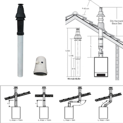 BAYMAK (16900212) DİKEY BACA SET RMH 65-90-115KW - Thumbnail